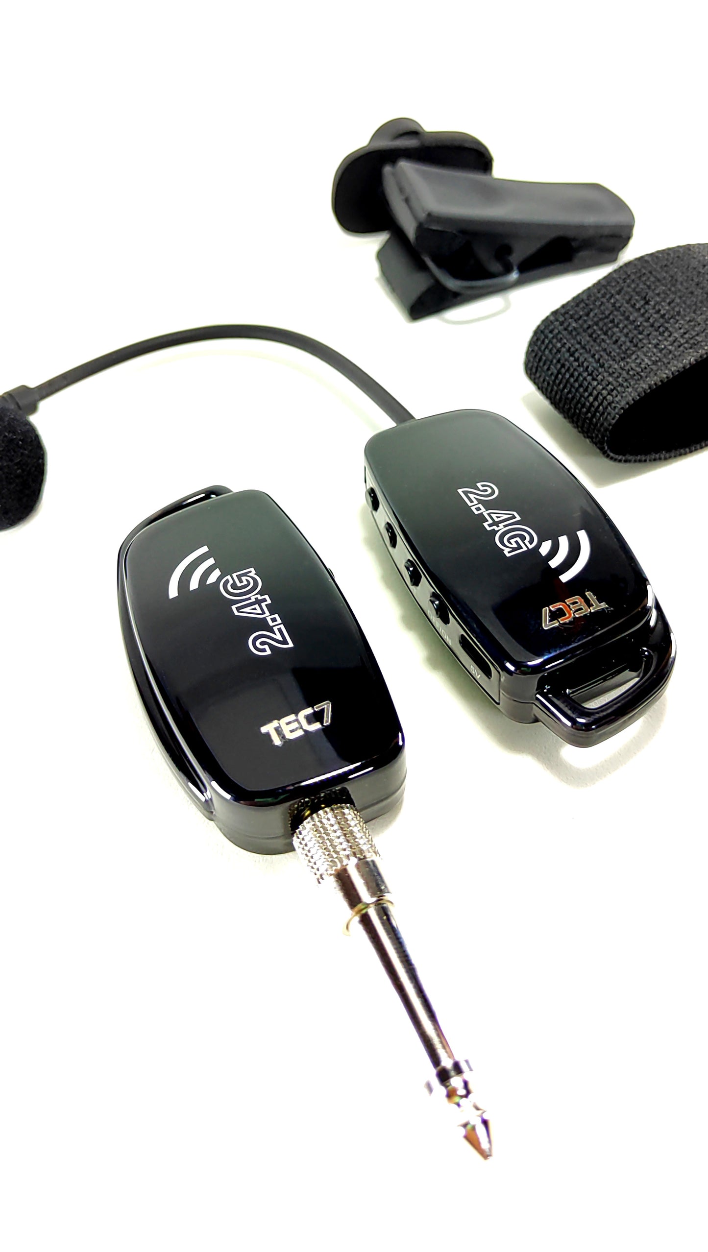 Microfone Tec7 Sem Fio Para Sax, Trompete, Trombone M20S