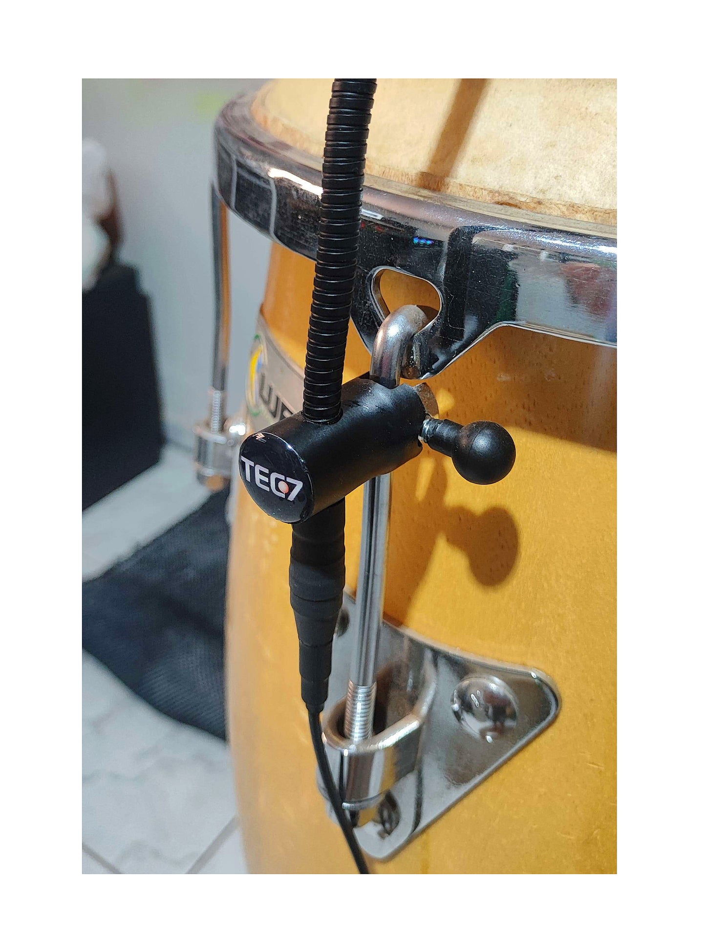 Microfone Tec7 Para Congas, Timbale, Repique De Anel, T16S