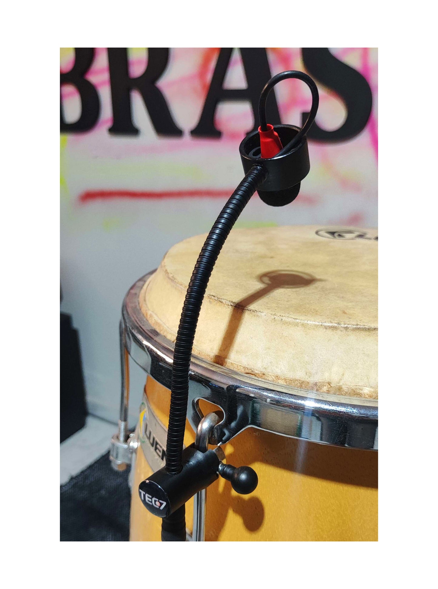 Microfone Tec7 Para Congas, Timbale, Repique De Anel, T16S