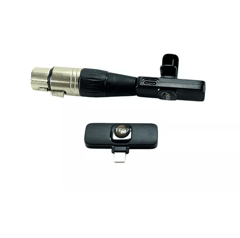 Transmissor Para celular Android Type-c - Microfones dinâmico