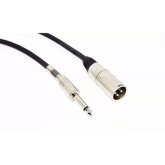 3 Cabos Xlr Macho X P10 Mono Para Microfones